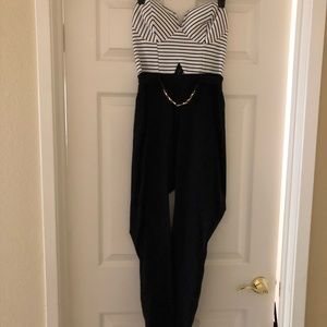 Strapless Jumpsuit WITH Belt